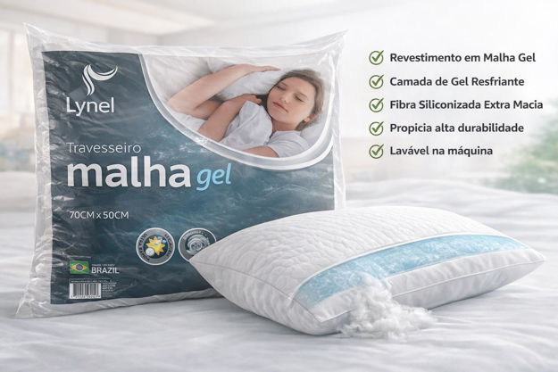 Imagen de Almohada Malha Gel 50x70 Blanca
