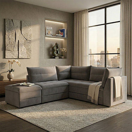 Imagen de Juego de sillones Quebec gris