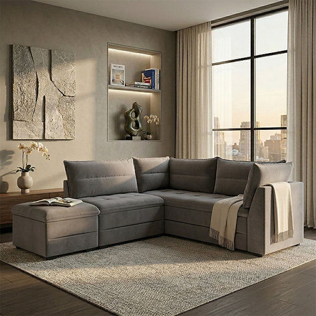 Imagen de Juego de sillones Quebec gris