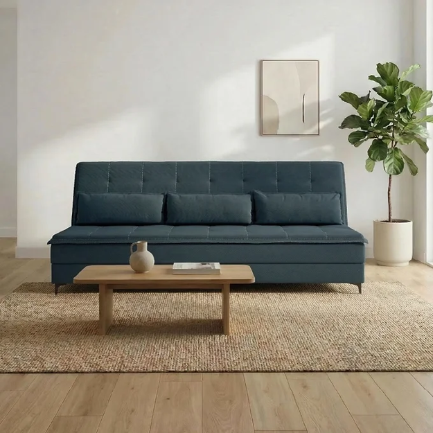 Imagen de Sillón cama Malu petróleo