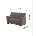 Imagen de Sillón Roma 2 cuerpos capuccino
