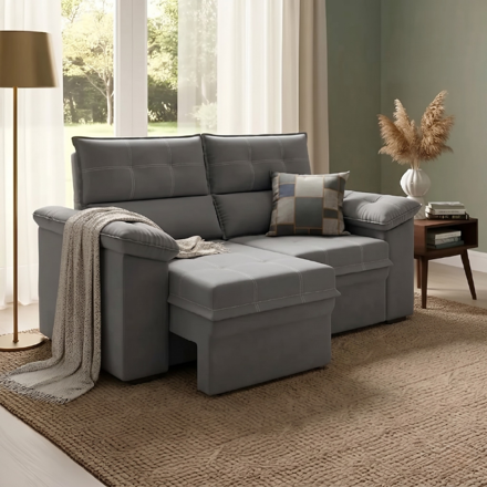 Imagen de Sillón Ret/RC Alaska 1,80 gris