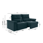 Imagen de Sillón Ret/RC Alaska 1,80 petróleo