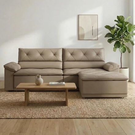 Imagen de Sillón retráctil Ibiza 2,10 capuccino