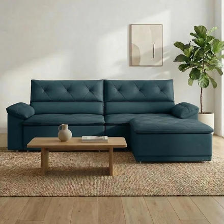 Imagen de Sillón retráctil Ibiza 2,10 petróleo