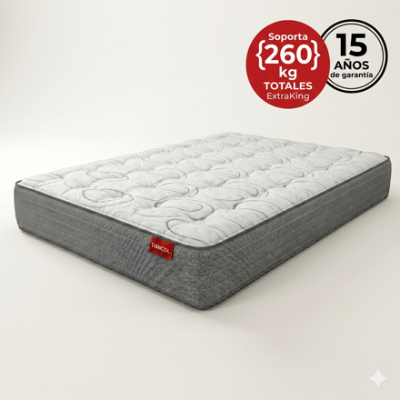 Imagen de Colchón APL BRAL 105FM King 2,03 x 1,93 25cm Espuma Alta Densidad