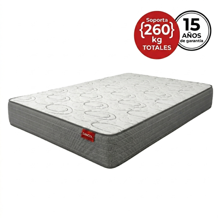 Imagen de Colchón APL BRAL 105FM Queen 1,98 x 1,58 25cm Espuma Alta Densidad