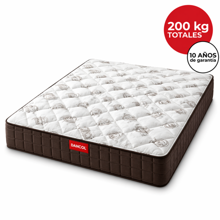 Imagen de Colchón Apolo D28 Aloe Vera Queen 17cm Espuma Alta Densidad 1,98 x 1,5