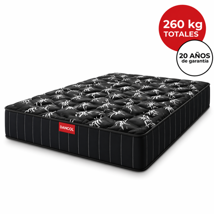 Imagen de Colchón Apolo D33 Black 2 Plazas 25cm Espuma Alta Densidad 1,88 x 1,38