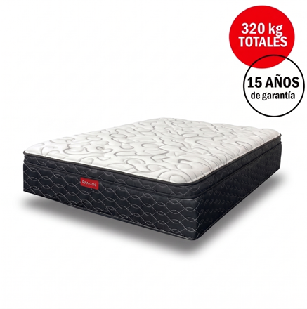 Imagen de Colchón Atlanta Pro Black ME EPS 2 Plazas 1,88 x 1,38 22cm Espuma