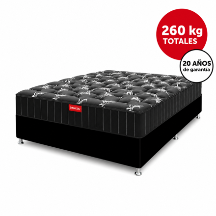 Imagen de Conjunto Sommier Apolo D33 2 Plazas 25cm
