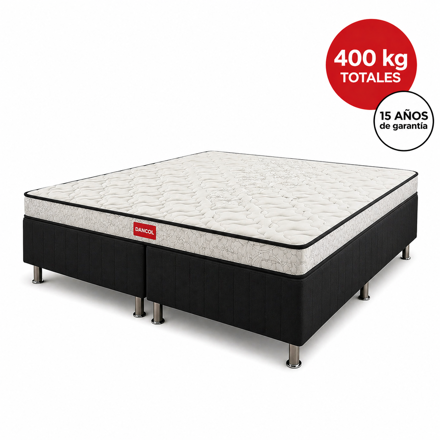 Imagen de Conjunto sommier Box Grand Tech Higth Stell EPS 28cmx1,98x1,78m