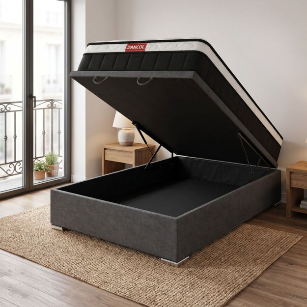 Imagen de Conjunto  sommier baulera Grand Tech Pocket 28cmx1,10x1,88m