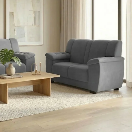 Imagen de Sillón Roma 2 cuerpos gris
