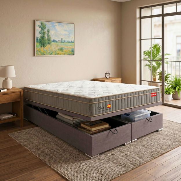 Imagen de Conjunto  sommier baulera  New Ibiza ME HSS EPS 32cmx1,98x1,78m