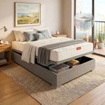 Imagen de Conjunto  sommier baulera Bellagio High Steel 20cmx1,88x1,38m