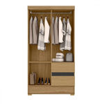Imagen de Ropero Placard 4 Puertas 2 Cajones 1 Metro Dormitorio Dancol
