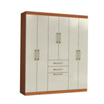 Imagen de Ropero Placard 7 Puertas 2 Cajones 1.56m Dormitorio Dancol