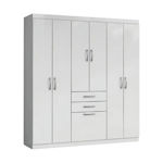 Imagen de Ropero Placard 7 Puertas 2 Cajones 1.56m Dormitorio Dancol