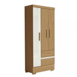 Imagen de Ropero Placard 3 Puertas 2 Cajones 76cm Chico Dancol