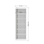 Imagen de Armario Multiuso 2 Puertas Organizador Estantes Dancol