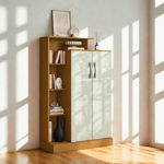 Imagen de Mueble Living Aparador Biblioteca Estantes 2 Puertas Dancol