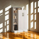 Imagen de Mueble Living Aparador Biblioteca Estantes 2 Puertas Dancol