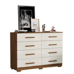 Imagen de Comoda Cajonera 8 Cajones Grande 1.36m Dormitorio Dancol