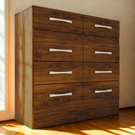 Imagen de Comoda Cajonera 8 Cajones Grande Dormitorio 91cm Mdp Dancol