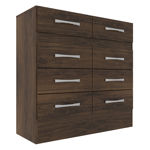 Imagen de Comoda Cajonera 8 Cajones Grande Dormitorio 91cm Mdp Dancol