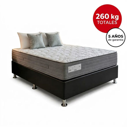 Imagen de Conjunto Sommier APL Bral box 1,88 x 1,38