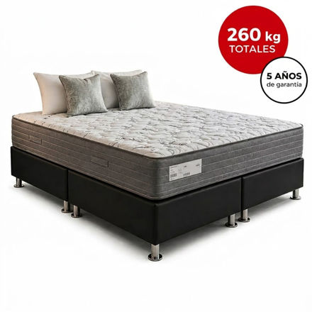 Imagen de Conjunto Sommier Bral Queen 25cm