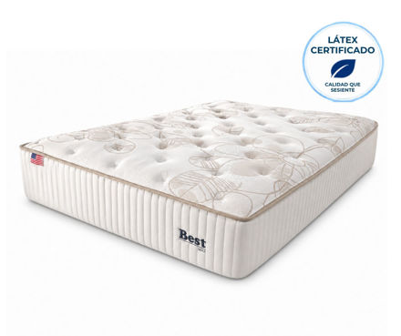 Imagen de Colchon 2 Plazas 138x188 30cm Alto Best Latex Premium Dancol