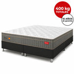 Imagen de Sommier 2 Plazas Con Box New Ibiza Resortes Pocket