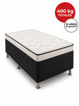 Imagen de Sommier Queen Con Box Colchon Resortes Pocket Grand Tech High Stell