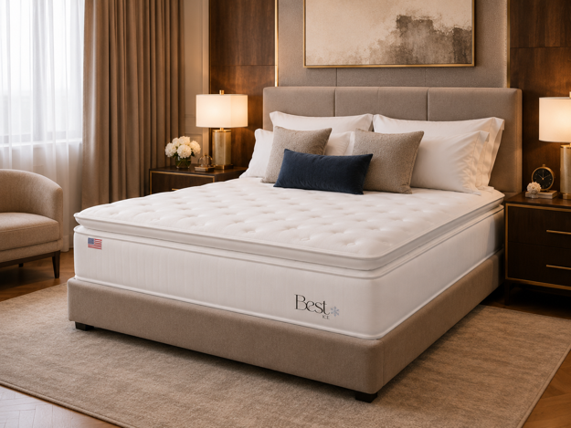 Imagen de Colchon Queen 158x198 34cm Alto Best Latex Premium Dancol