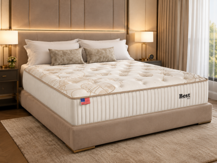 Imagen de Colchon 2 Plazas 138x188 30cm Alto Best Latex Premium Dancol