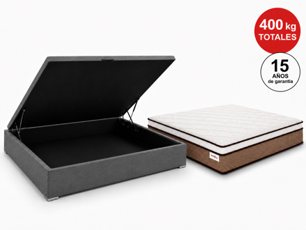 Imagen de Conjunto Baulera Smart Flex 2 Plazas 30cm