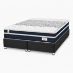 Imagen de Cjto. Sommier Queen 158x198 Resorte 22cm Alto Smart Stilo
