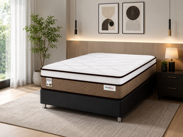 Imagen de Conjunto Sommier Smart Flex 2 Plazas 30cm