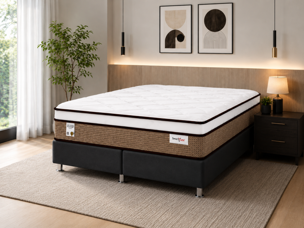 Imagen de Conjunto Sommier Smart Flex Queen 30cm