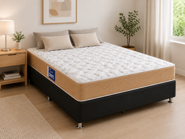 Imagen de Cjto. Sommier 2 Plazas Espuma D45 138x188 24cm Densidad