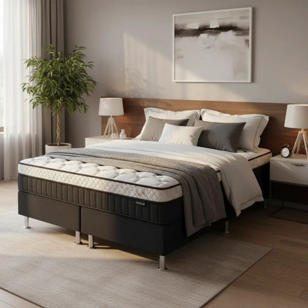 Imagen de Conjunto Sommier Grand Tech Queen 28cm