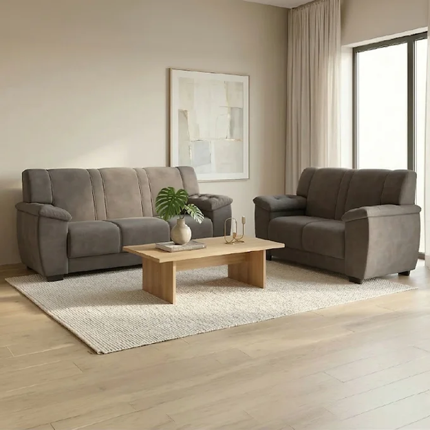 Imagen de Juego Sillón Deluxe Ortopédico 3+2 Cuerpos Terciopelo Dancol