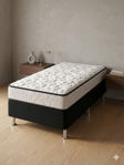 Imagen de Sommier Plaza Y Media Con Box Colchon Resortes Pocket Grand Tech High Stell