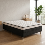 Imagen de Sommier Plaza Y Media Con Box Colchon Resortes Pocket Grand Tech High Stell
