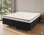 Imagen de Sommier Plaza Y Media Con Box Colchon Resortes Pocket Grand Tech High Stell