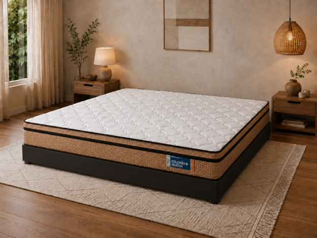 Imagen de Colchon Extra King 193x203 Selectus 24 cm D45 Firme Alta Densidad