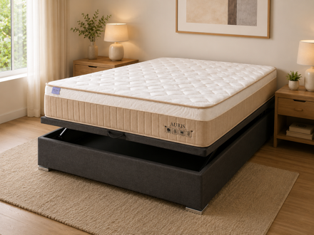 Imagen de Conjunto Baulera Entera Auris Gel Queen 32cm