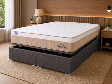Imagen de Conjunto Baulera Auris Gel Queen 32cm